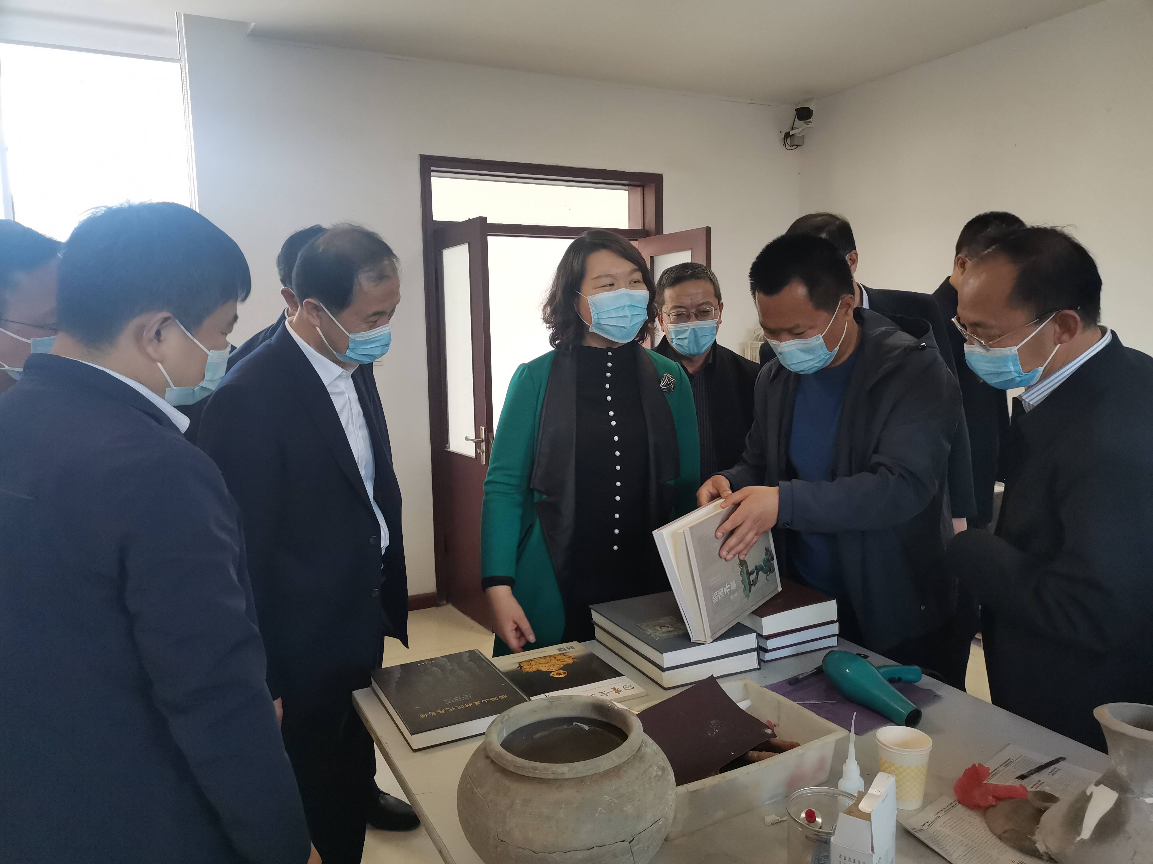 周婷 蔡华刚专题调研文物保护工作