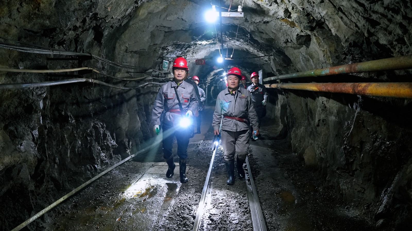 蔡华刚带队检查森林防火和矿山安全生产工作